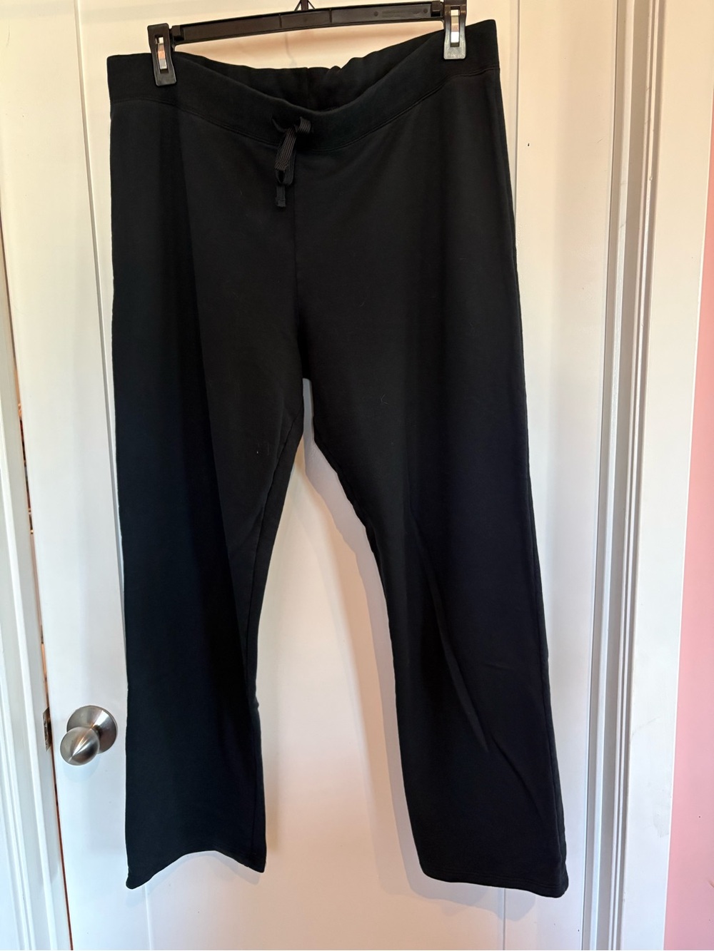 Fruit of the Loom Black sweats.